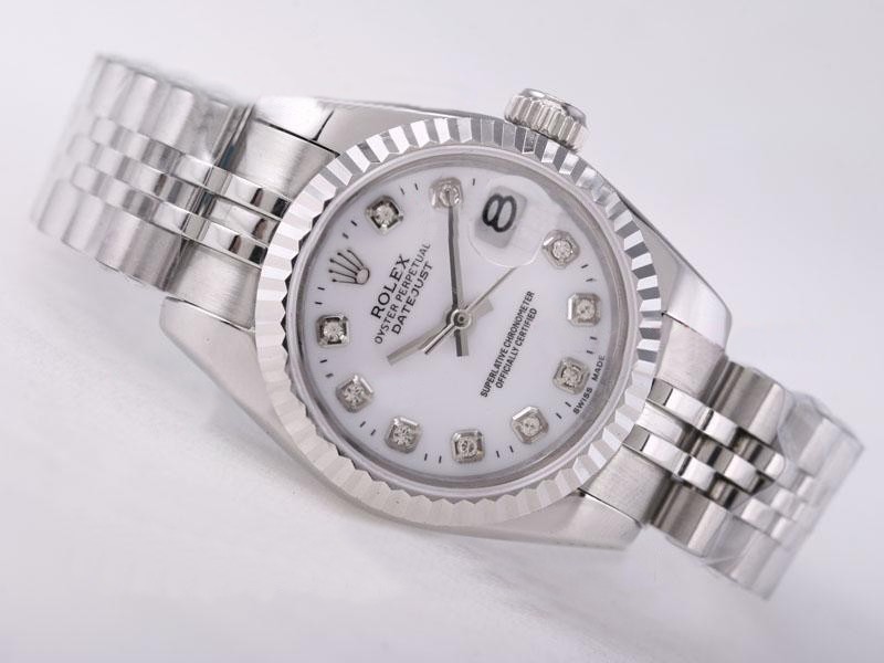 Rolex Datejust Swiss ETA 2671 MOP Dial Diamond Marking Lady Size Montre Rolex Datejust Swiss ETA 2671 MOP Dial Diamond Marking Lady Size Montre