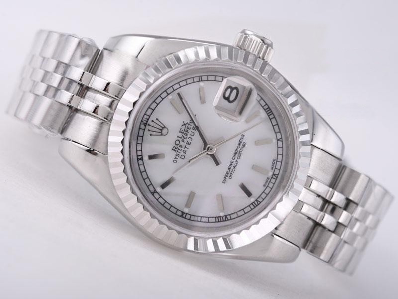 Rolex Datejust Swiss ETA 2671 MOP Dial Stick Marking Lady Size Montre Rolex Datejust Swiss ETA 2671 MOP Dial Stick Marking Lady Size Montre