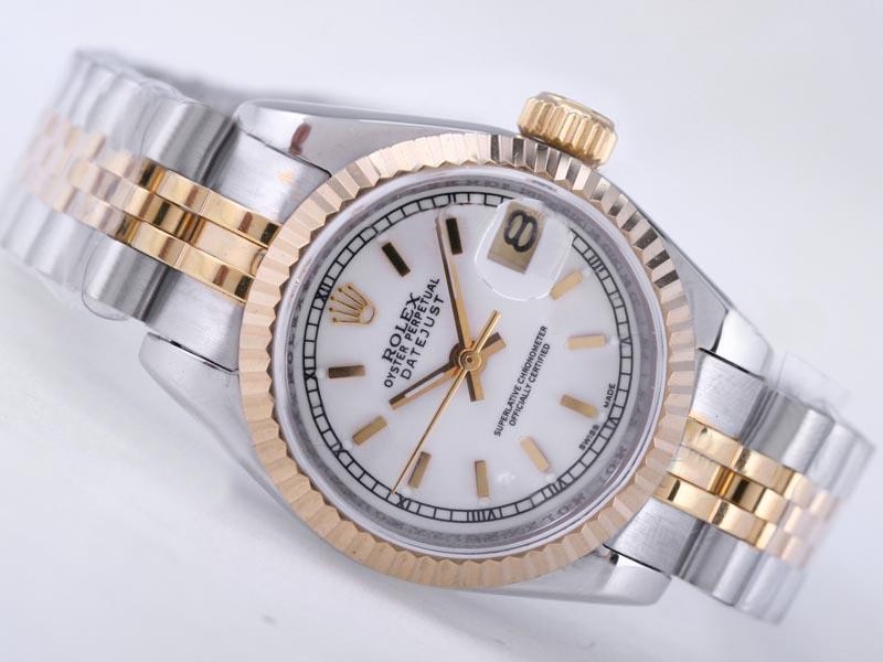Rolex Datejust Swiss ETA 2671 MOP Dial Stick Marking Lady Size Montre