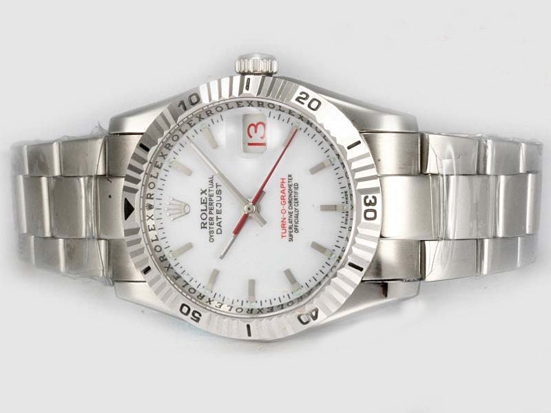Rolex Datejust Swiss ETA 2836 White Dial Montre