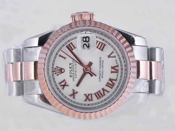 Rolex Datejust Swiss ETA 2836 White Dial Roman Marking Montre Rolex Datejust Swiss ETA 2836 White Dial Roman Marking Montre
