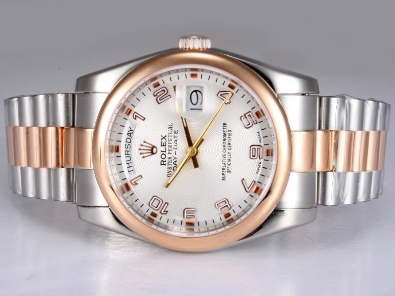 Rolex Day-Date Automatic White Dial Montre Rolex Day-Date Automatic White Dial Montre