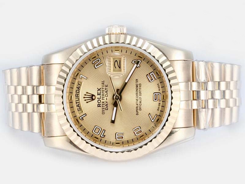 Rolex Day-Date Automatic Golden Dial Montre Rolex Day-Date Automatic Golden Dial Montre