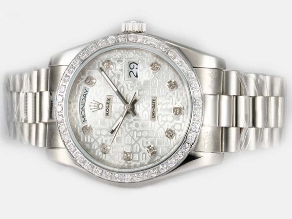 Rolex Day-Date Automatic Diamond Marking Montre Rolex Day-Date Automatic Diamond Marking Montre