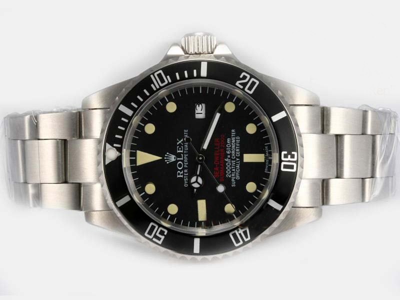 Rolex Sea Dweller Black Dial And Bezel-Vintage Edition Montre