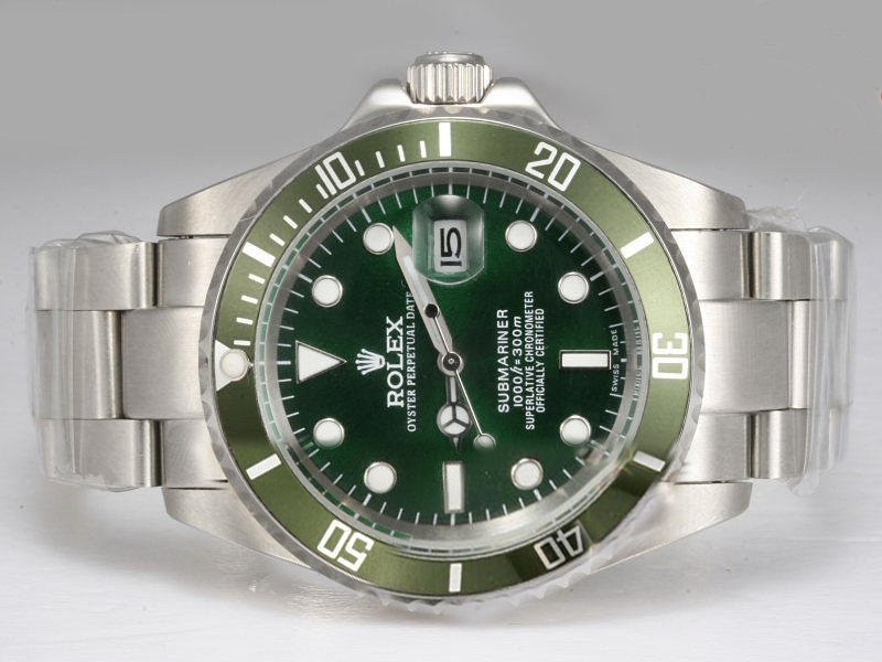 Rolex Submariner Green Bezel And Dial Montre