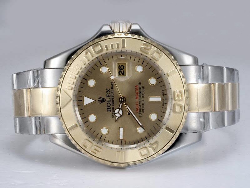 Rolex Yacht-Master Golden Dial Montre Rolex Yacht-Master Golden Dial Montre