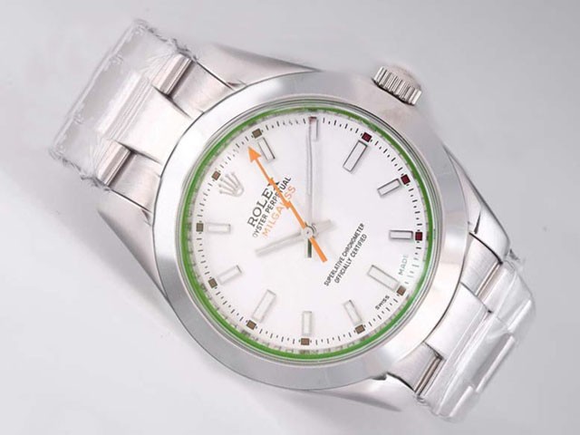 Rolex Milgauss Tinted Green Sapphire-Same Structure As ETA Version-New Version 39mm Montre Rolex Milgauss Tinted Green Sapphire-Same Structure As ETA Version-New Version 39mm Montre