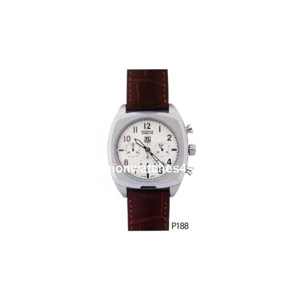 Réplique Réplique Réplique Tag Heuer Calibre 36 Monza cadran blanc SS bande HOA188 Montres