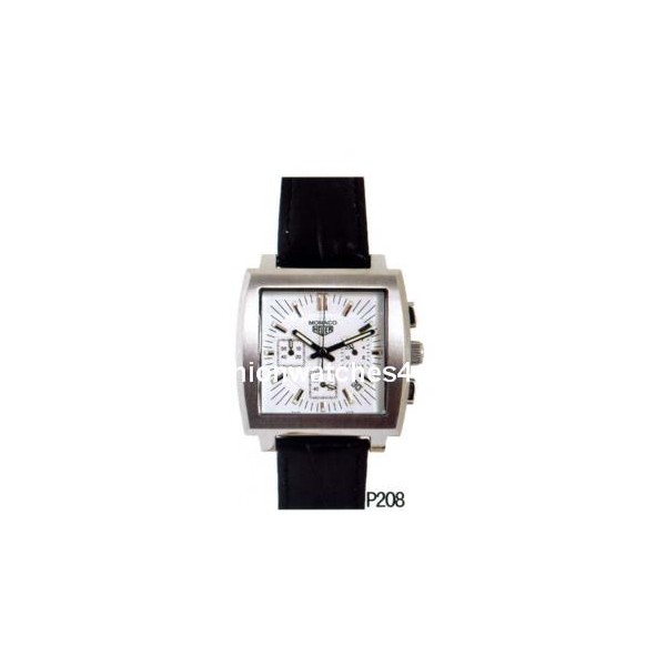 Réplique Réplique Tag Heuer Monaco Chronographe bracelet en cuir blanc composer THMSC208 Montres Réplique Réplique Tag Heuer Monaco Chronographe bracelet en cuir blanc composer THMSC208 Montres