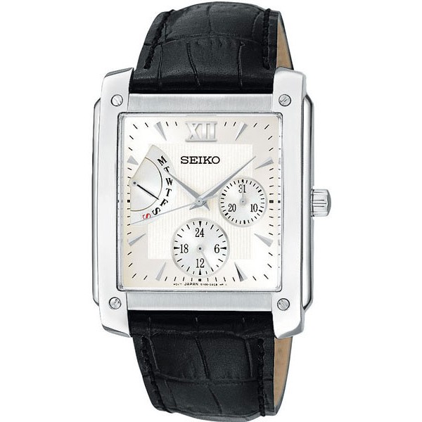 Réplique Seiko rétrograde Day-Date Mens Watch SNT007