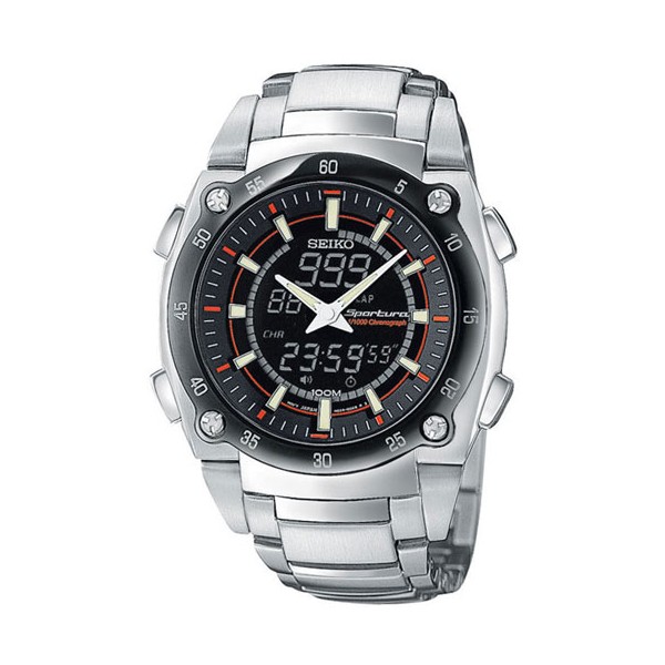 Réplique Seiko Sportura Chronographe Quantième Perpétuel Mens Watch SNJ019