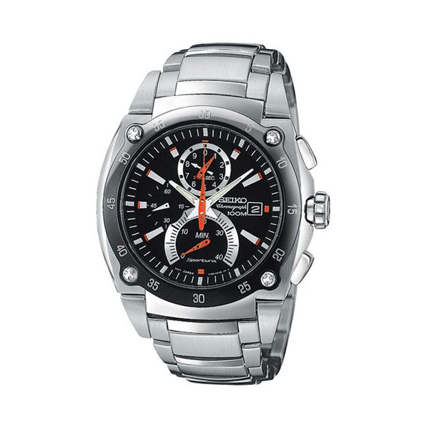 Réplique Seiko Sportura Chronographe Quantième Perpétuel Mens Watch SPC001