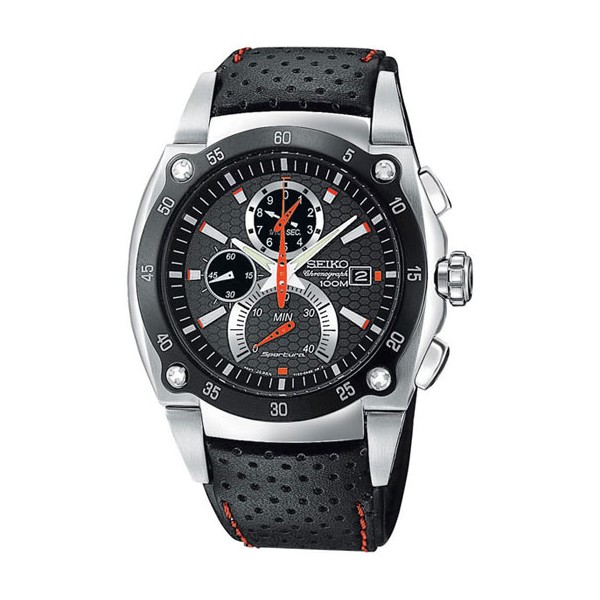 Réplique Seiko Sportura Chronographe Quantième Perpétuel Mens Watch SPC003