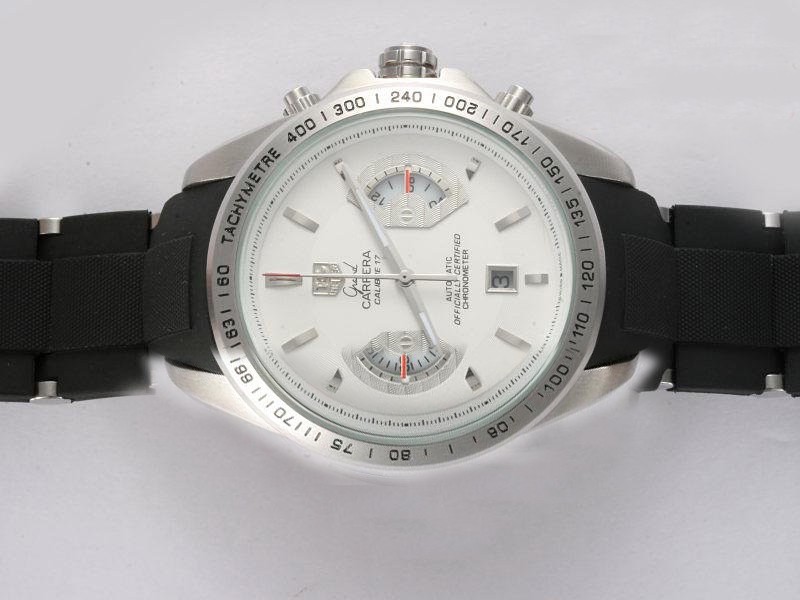 Tag Heuer Carrera Rubber Strap Montre Tag Heuer Carrera Rubber Strap Montre