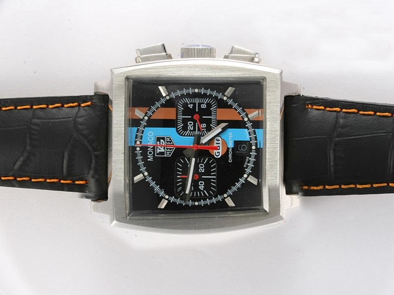 Tag Heuer Monaco/Monza Black Dial Montre Tag Heuer Monaco/Monza Black Dial Montre