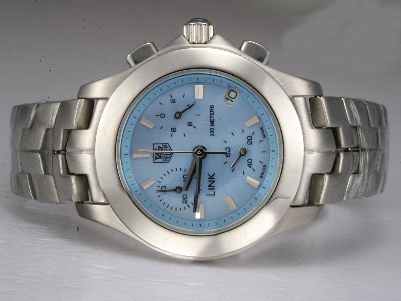 Tag Heuer Link Blue Dial Lady Size Montre