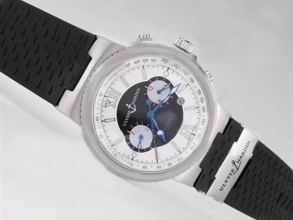 Ulysse Nardin Chronograph Automatic with Black/White Dial Montre