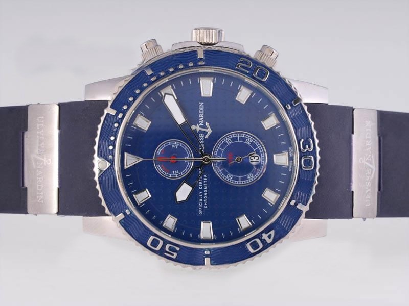 Ulysse Nardin Working Chronograph with Blue Dial Montre