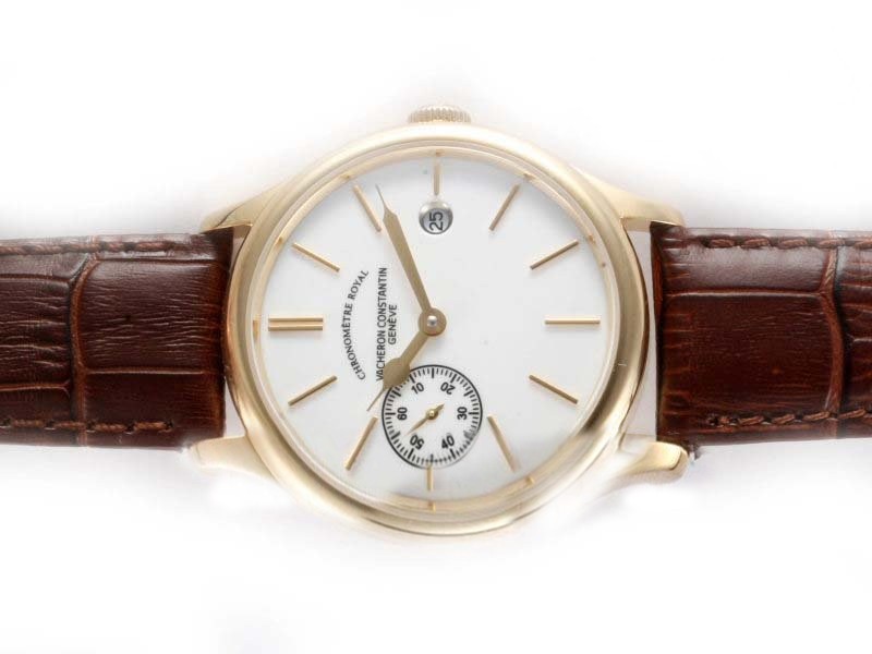 Vacheron Constantin Royal Automatic Gold Case with White Dial Montre