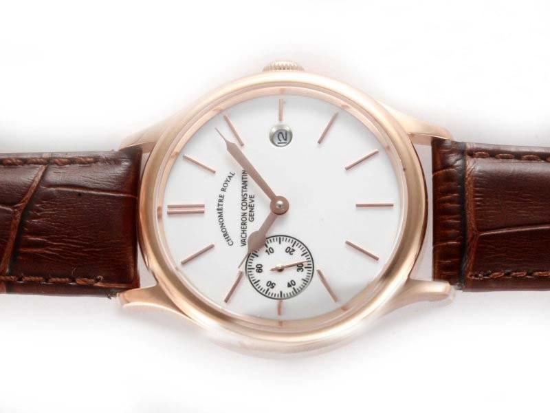 Vacheron Constantin Royal Automatic Rose Gold Case with White Dial Montre