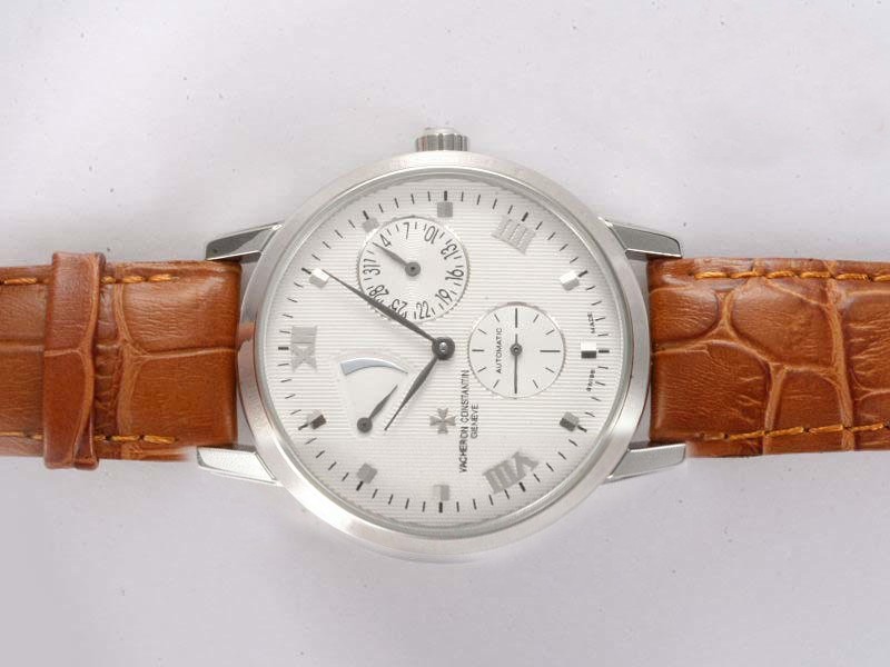 Vacheron Constantin Power Reserve Working with White Dial Montre