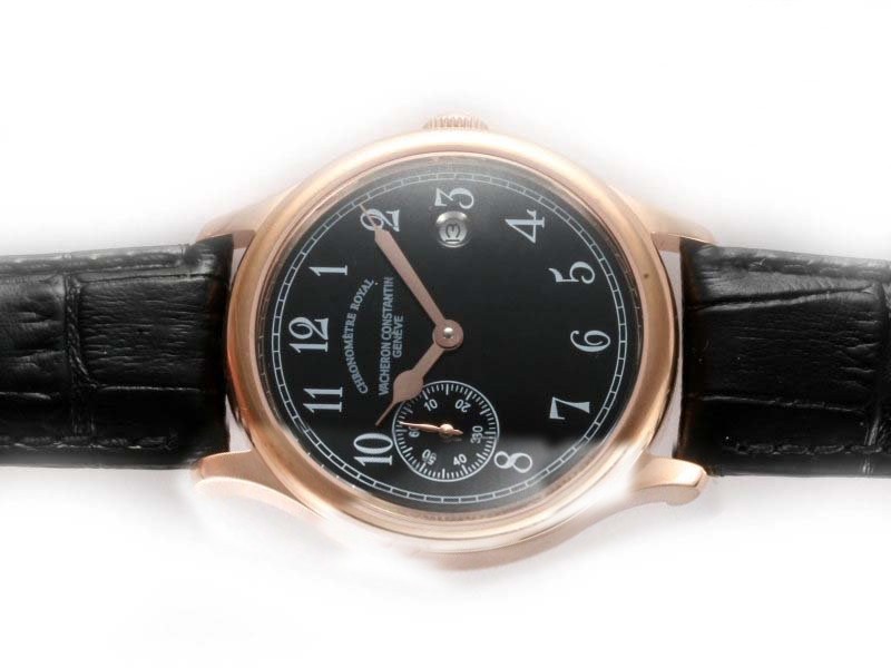 Vacheron Constantin Royal Automatic Rose Gold Case with Black Dial Montre