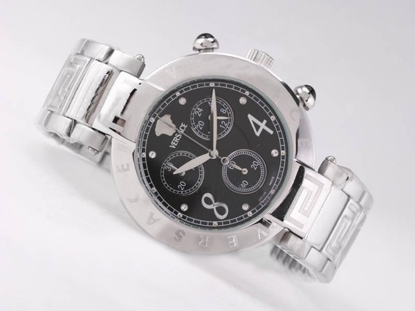Versace Black Dial Montre