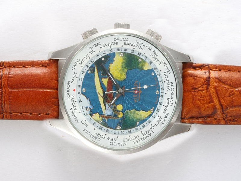 Vulcain GMT Manual Wind Alarm Montre