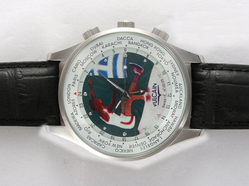 Vulcain GMT Manual Wind Alarm Montre