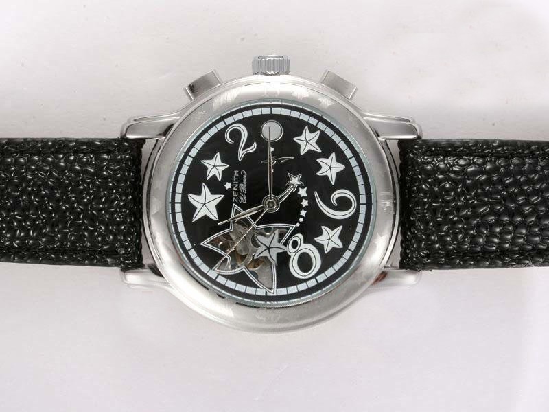 Zenith Automatic with Black Dial Lady Model Montre
