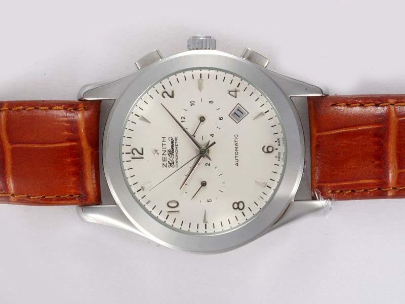Zenith Chronograph Automatic with White Dial Montre