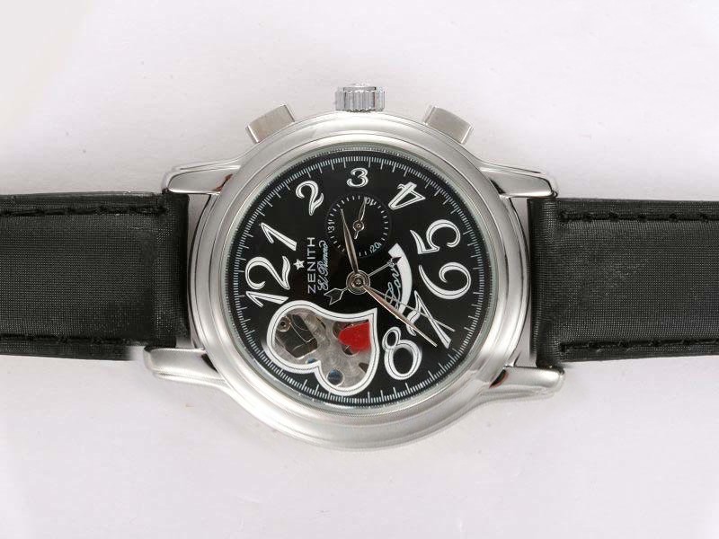Zenith Automatic with Black Dial Lady Model Montre